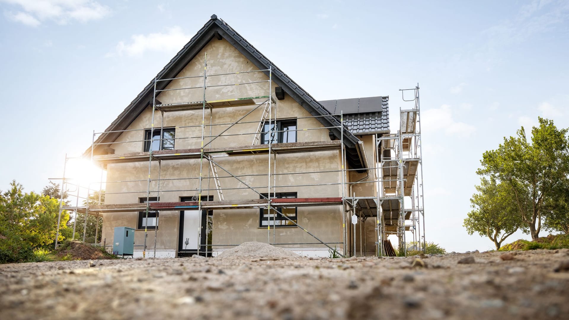 Haus im Bau: Viele wünschen sich Eigentum, können die Kosten aber nicht tragen.