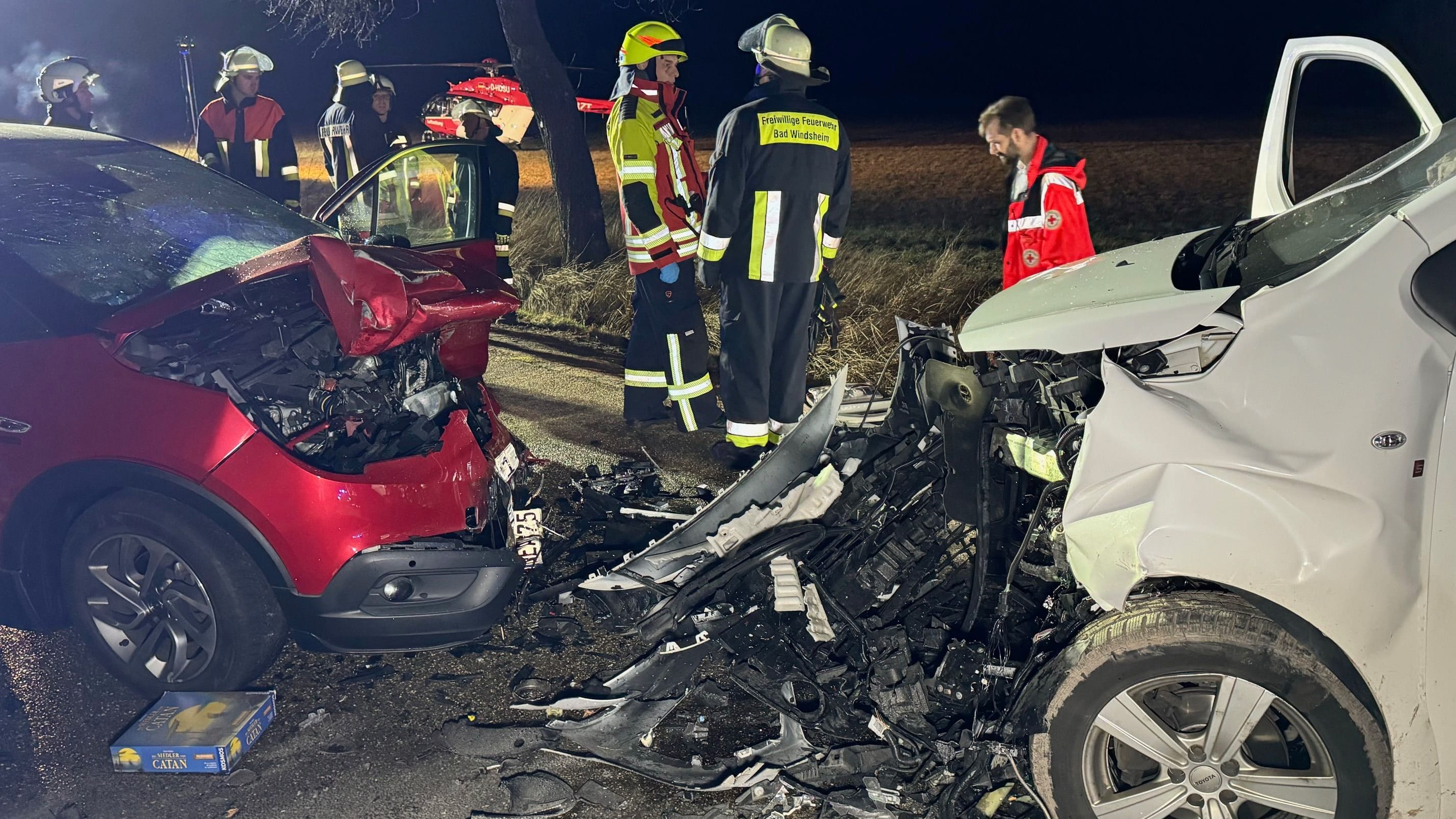 Ipsheim: Frau stirbt bei Unfall – fünf weitere Personen schwer verletzt