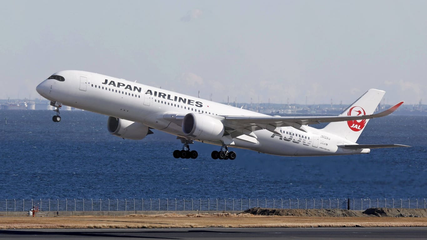 Flieger am Flughafen Tokio: Nach dem Angriff reagierte der Pilot schnell.