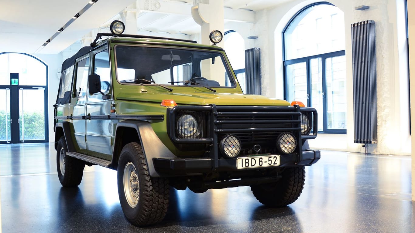Der Mercedes-Benz 280 GE von Erich Honecker: Er wird ab sofort für mehrere Jahre im Automuseum "Prototyp" in Hamburg ausgestellt.