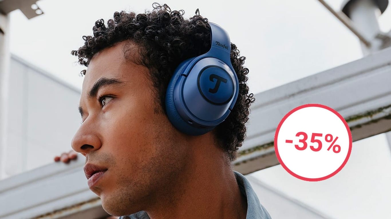 Im Winter-Sale von Teufel ist jetzt ein Bluetooth-Kopfhörer mit Noise Cancelling besonders günstig.