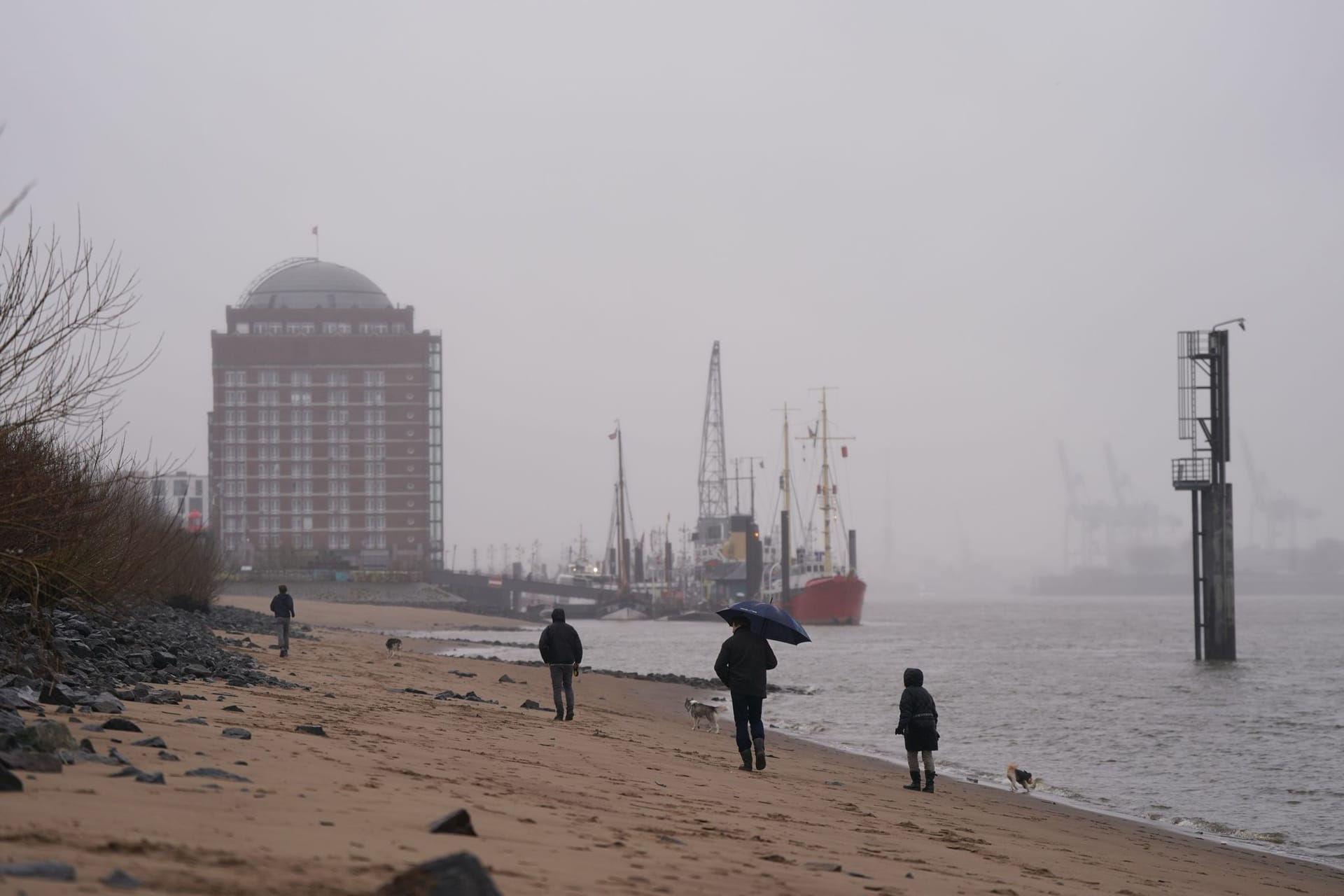 Regen in Hamburg