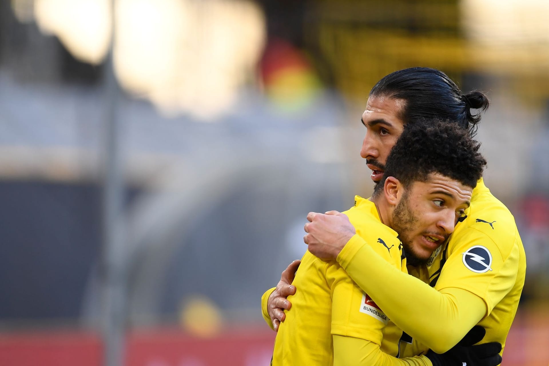 Jadon Sancho und Emre Can