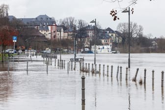 Hochwasser in Hessen - Frankfurt am Main