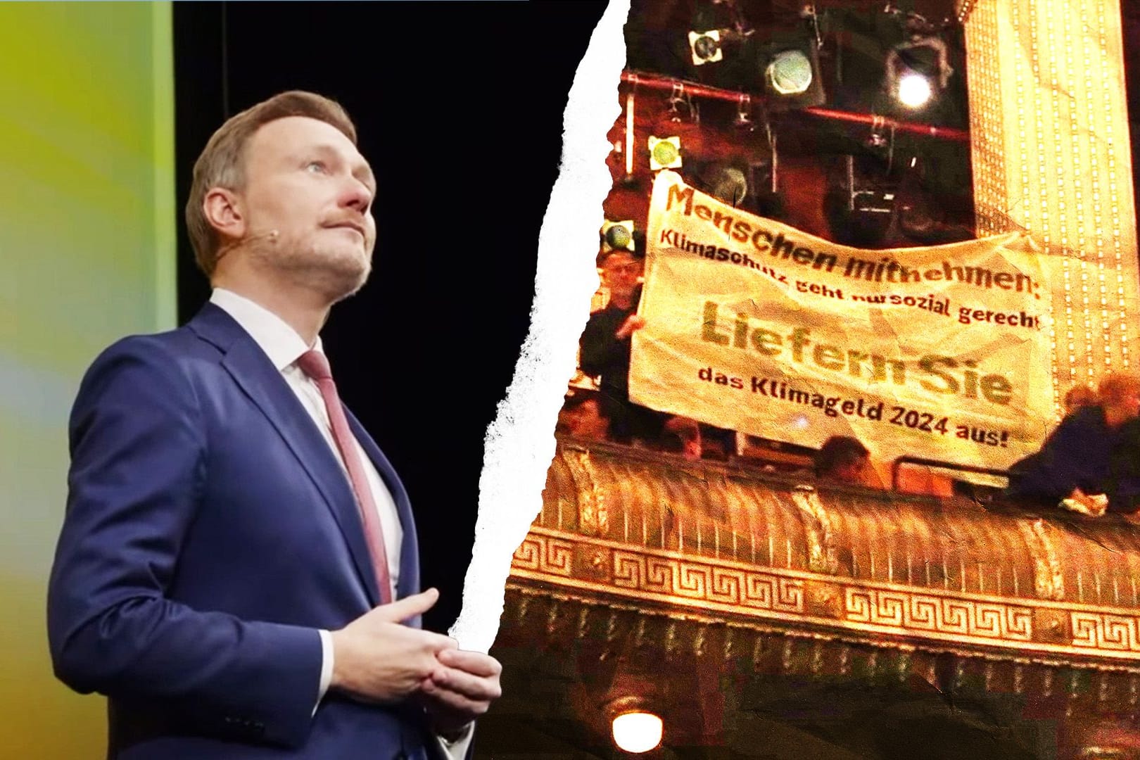 Christian Lindner, Klimaaktivisten, Dreikönigstreffen