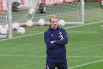 Kölns neuer Coach Timo Schultz: Am Donnerstag fand das erste Training statt.