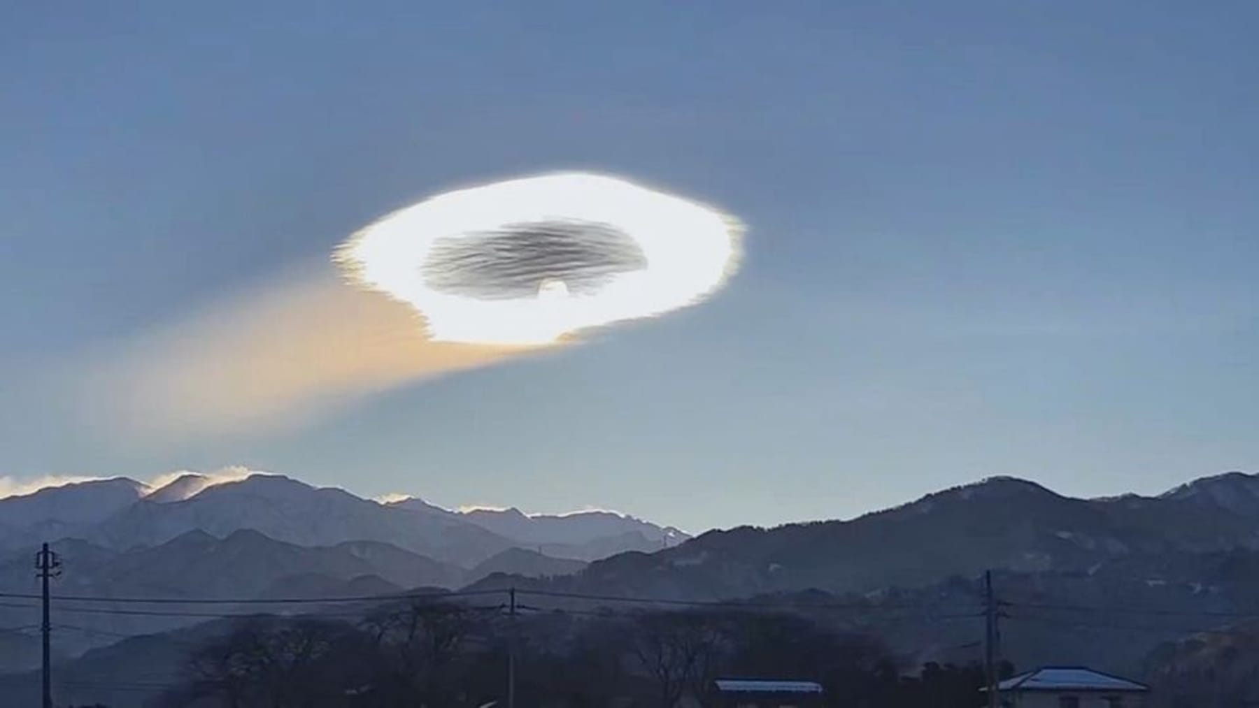 Ufo Hnliche Wolke Sorgt F R Spekulationen In Japan