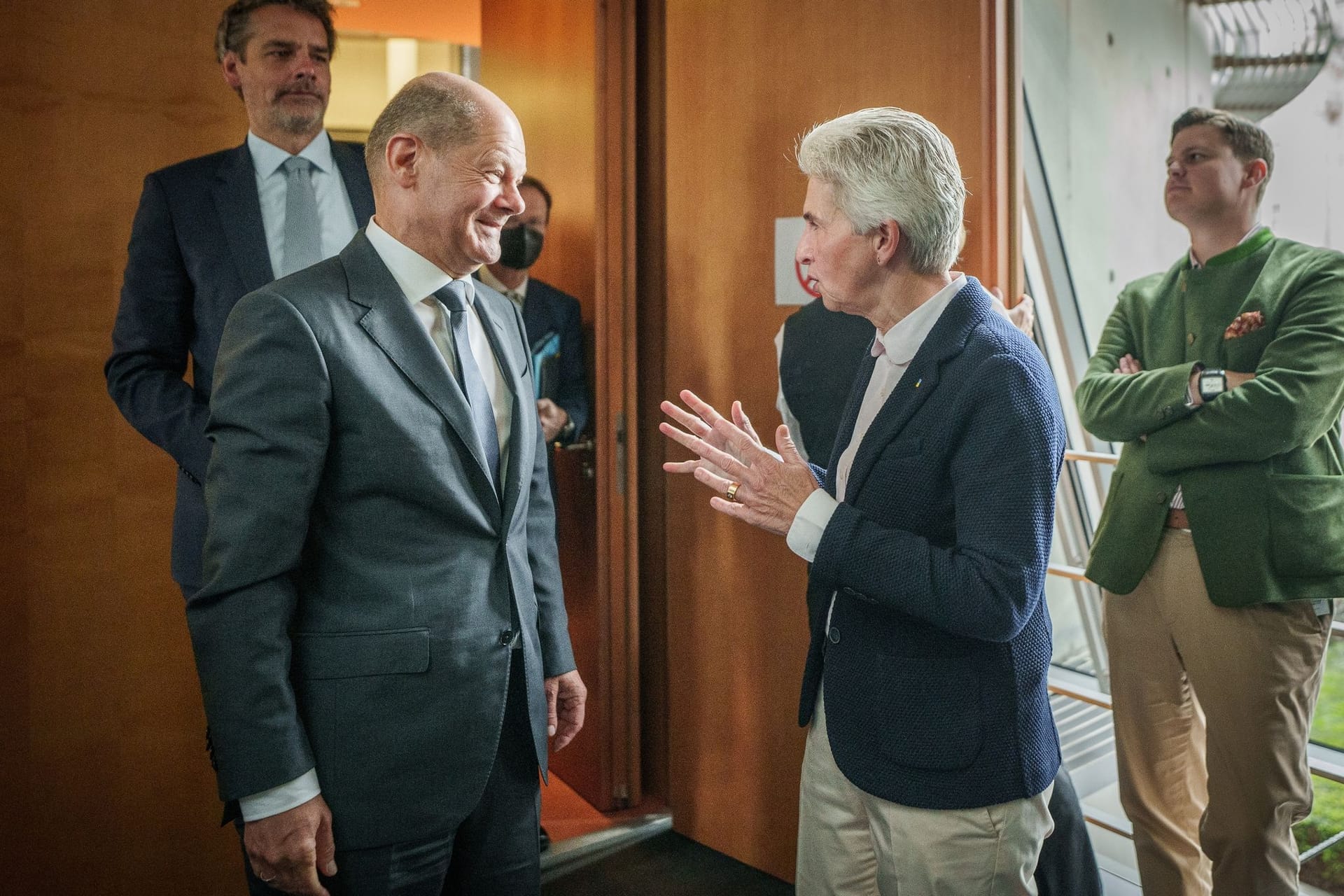 Olaf Scholz und Marie-Agnes Strack-Zimmermann