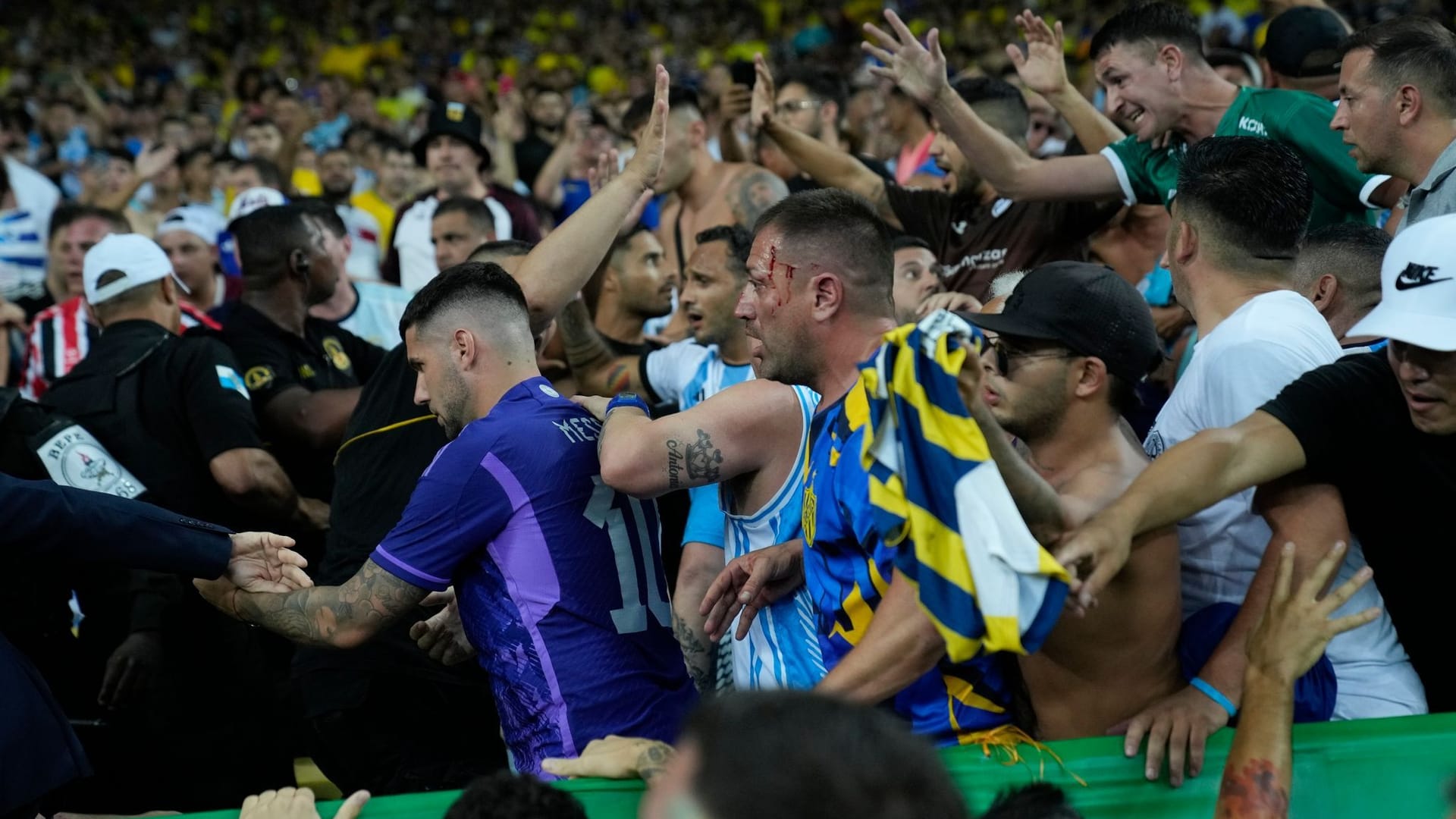 Tumulte im Maracanã-Stadion