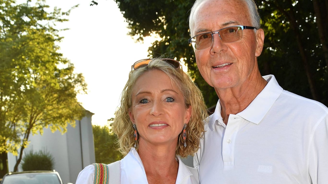 Heidi und Franz Beckenbauer: Hier posieren die beiden bei einem Charityevent im Jahr 2018.