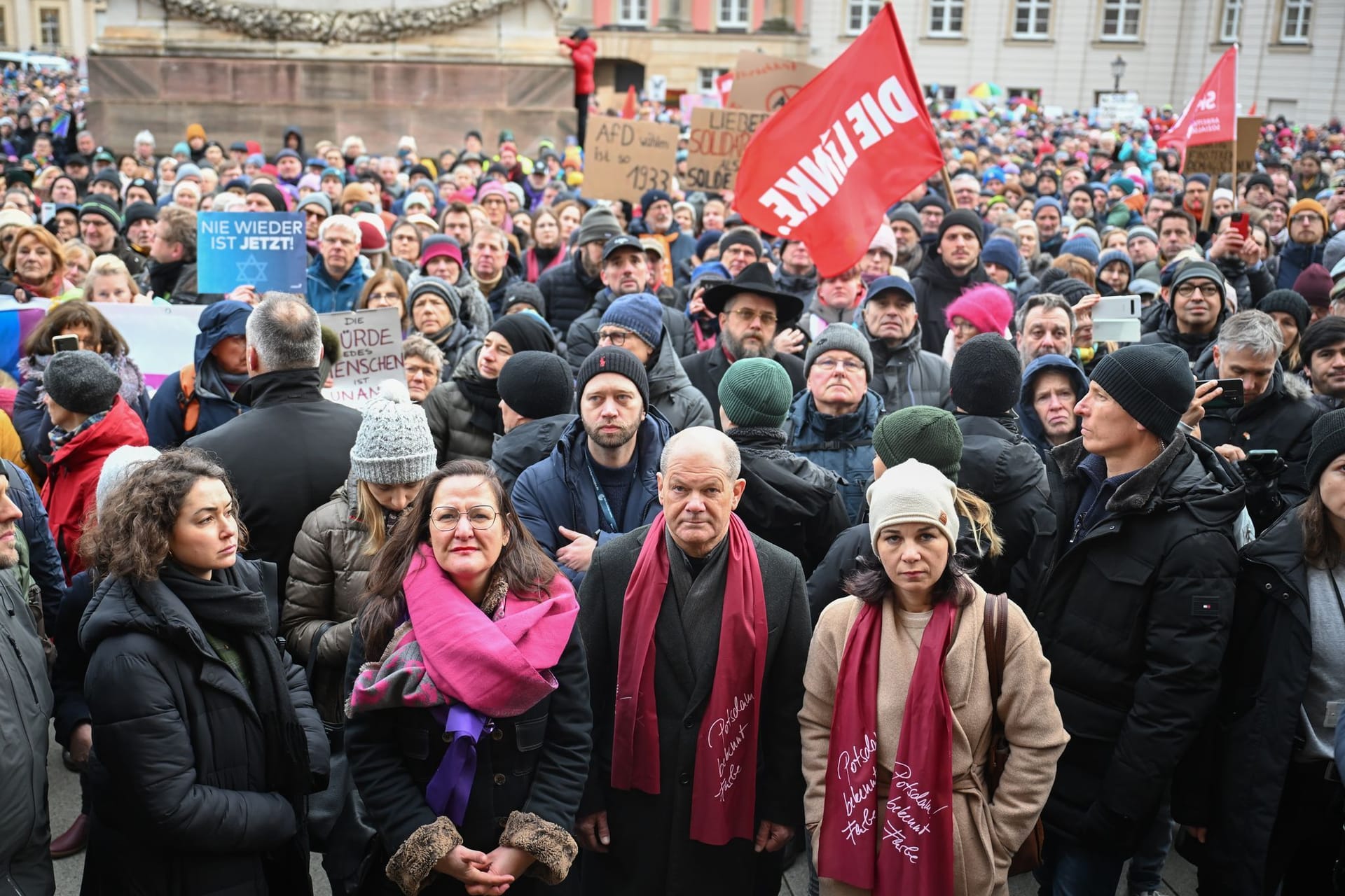 Demonstrationen gegen Rechts in Potsdam