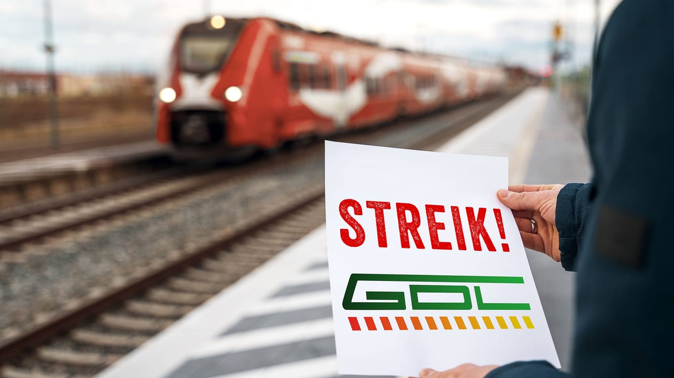 Schon wieder: Die Gewerkschaft Deutscher Lokomotivführer will streiken, diesmal sechs Tage lang.