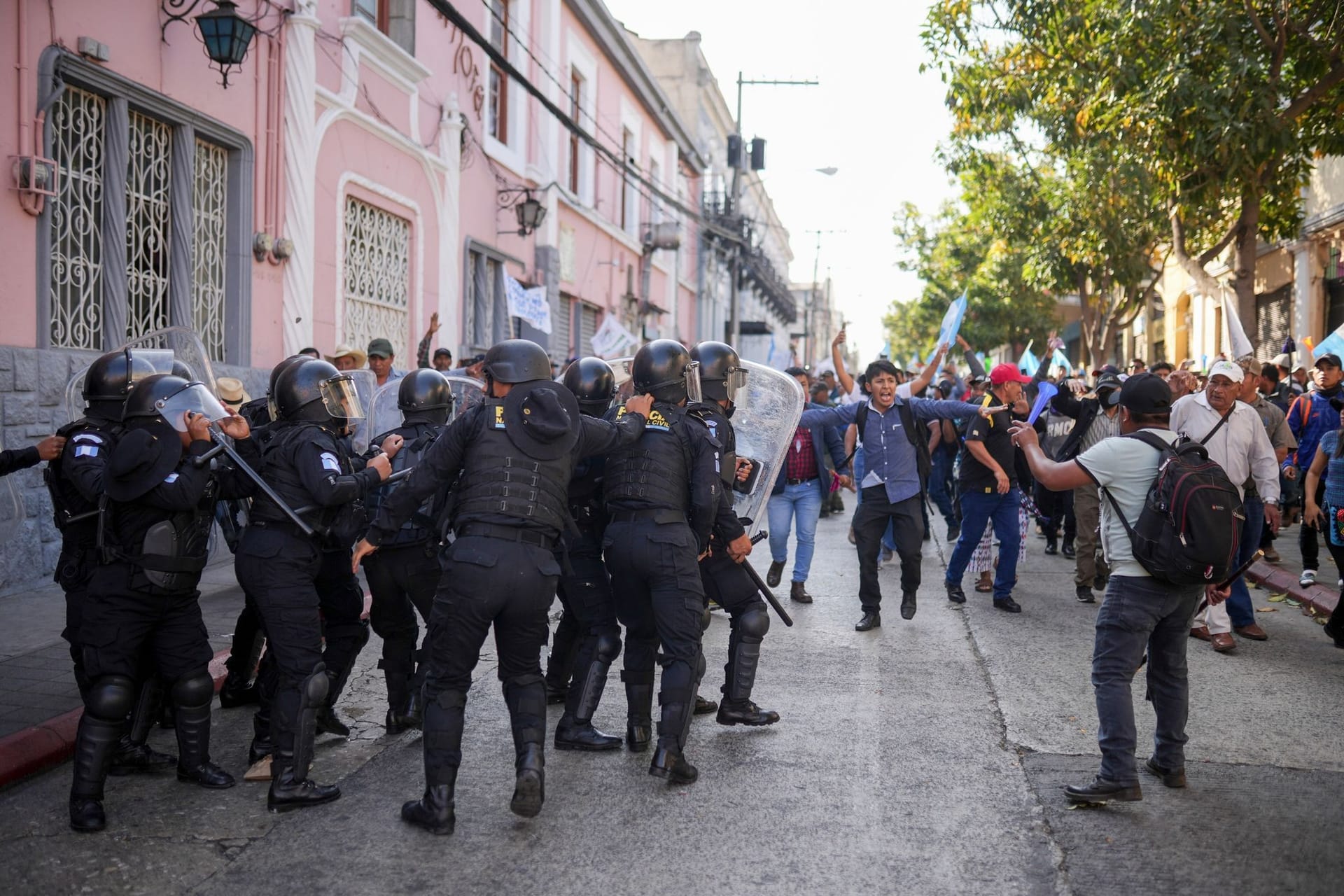 Vor dem Präsidetenwechsel in Guatemala