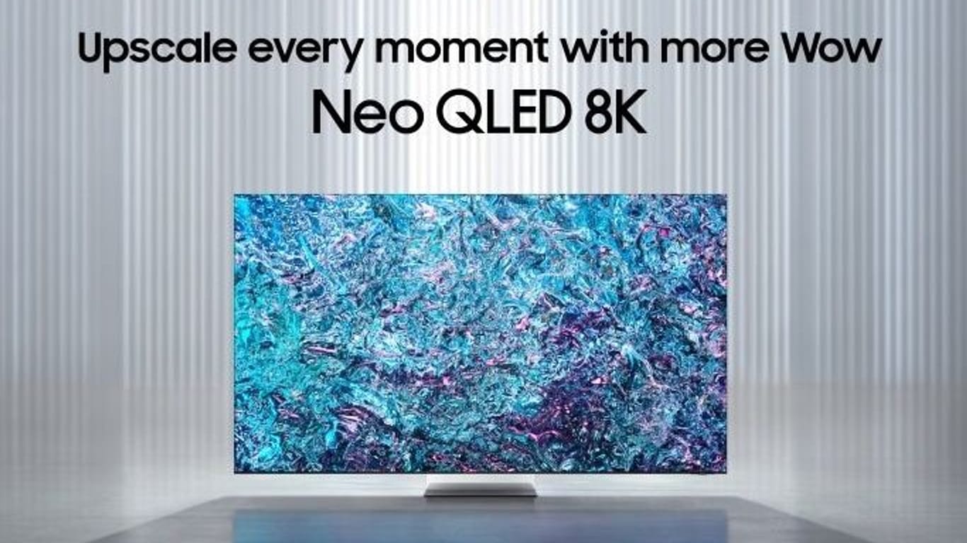 Samsung Neo QLED 8K: Das Unternehmen zeigt den Fernseher auf der CES 2024 in Las Vegas.