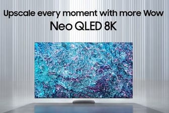 Samsung Neo QLED 8K: Das Unternehmen zeigt den Fernseher auf der CES 2024 in Las Vegas.