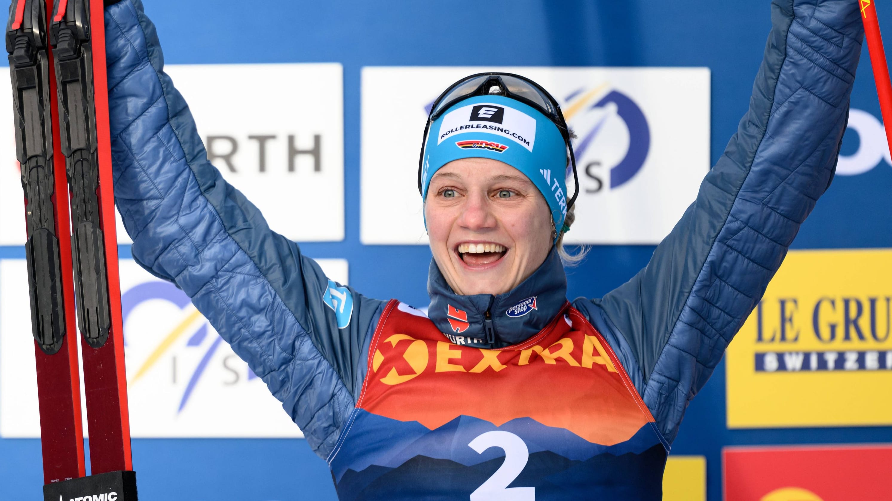 Skilanglauf: Deutsche Olympiasiegerin überrascht bei der Tour de Ski
