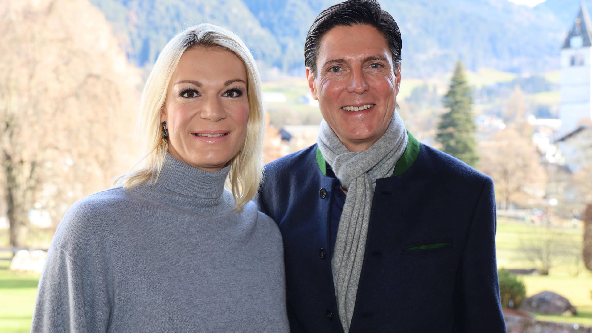 Maria Höfl-Riesch mit Ehemann Marcus Höfl.