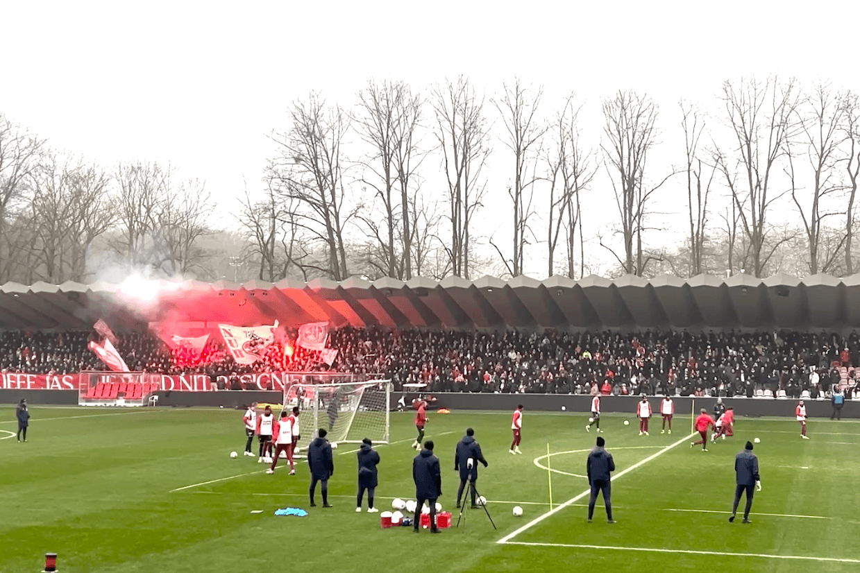 Fan-Party beim 1. FC Köln am Tag vor dem Heidenheim-Spiel.