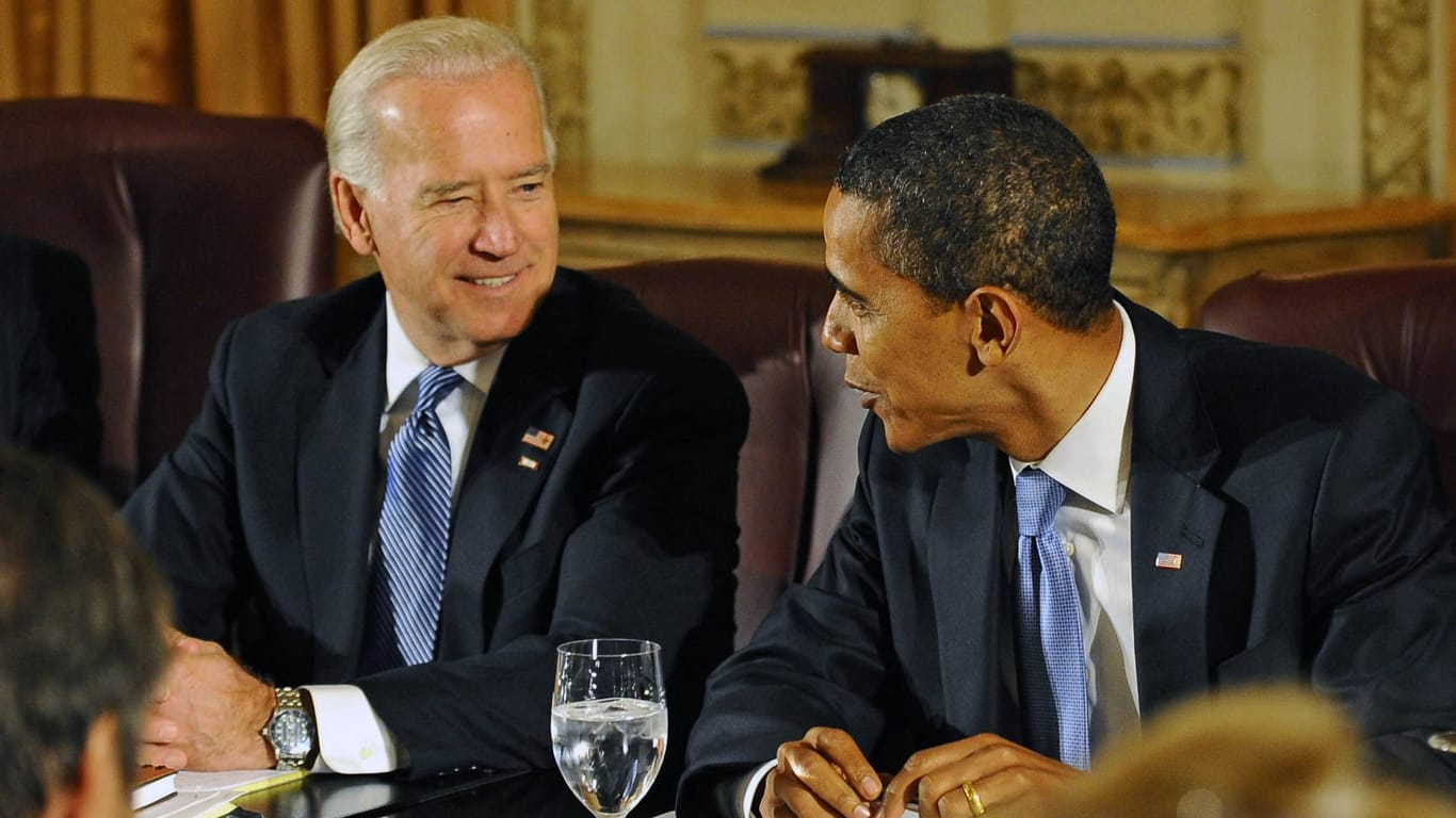 Joe Biden und Barack Obama: 2008 gewann Obama die Präsidentschaftswahl mit Biden als Vizepräsidenten.