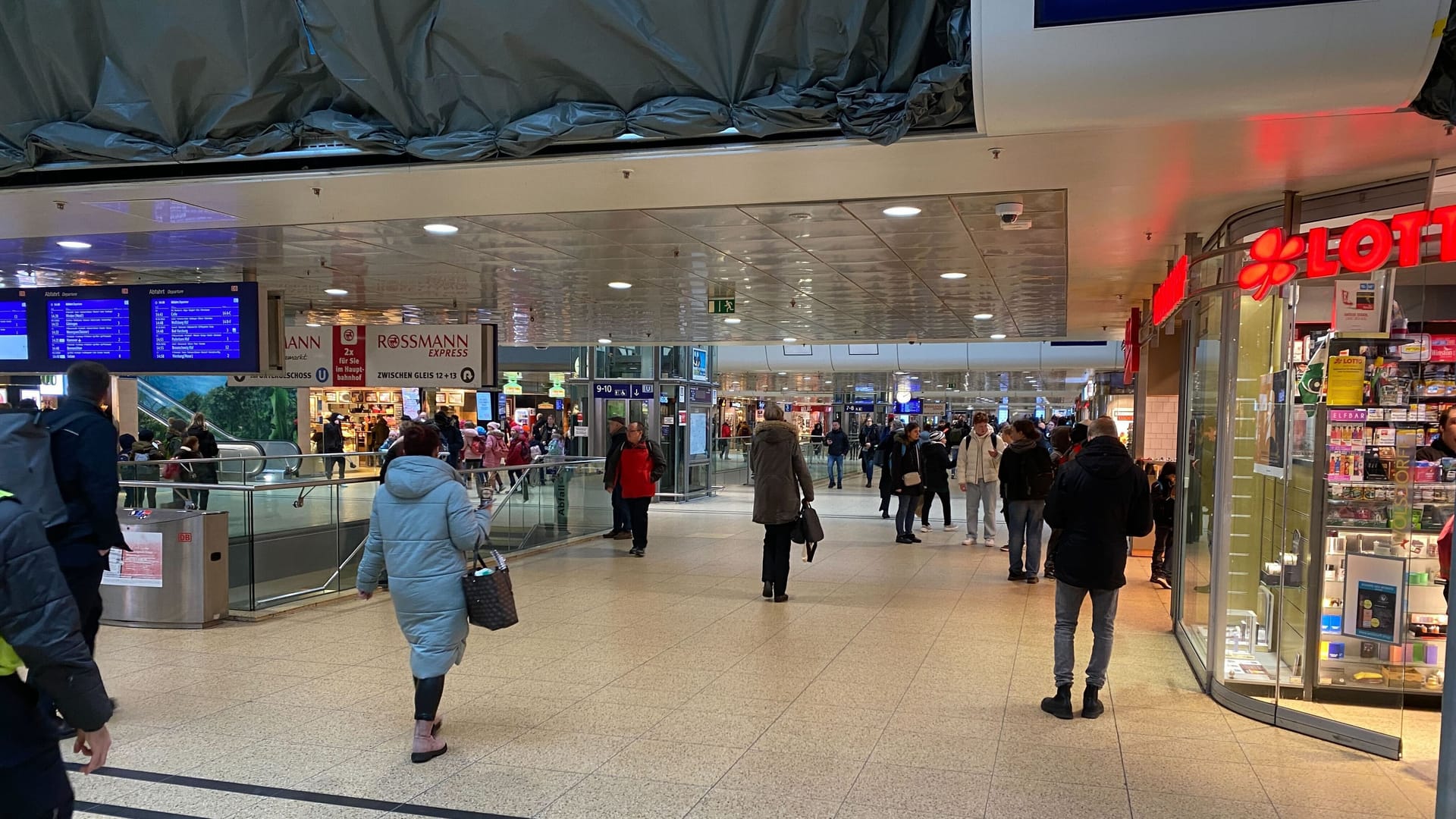 Hauptbahnhof Hannover: An den Streiktagen ist hier weniger los.