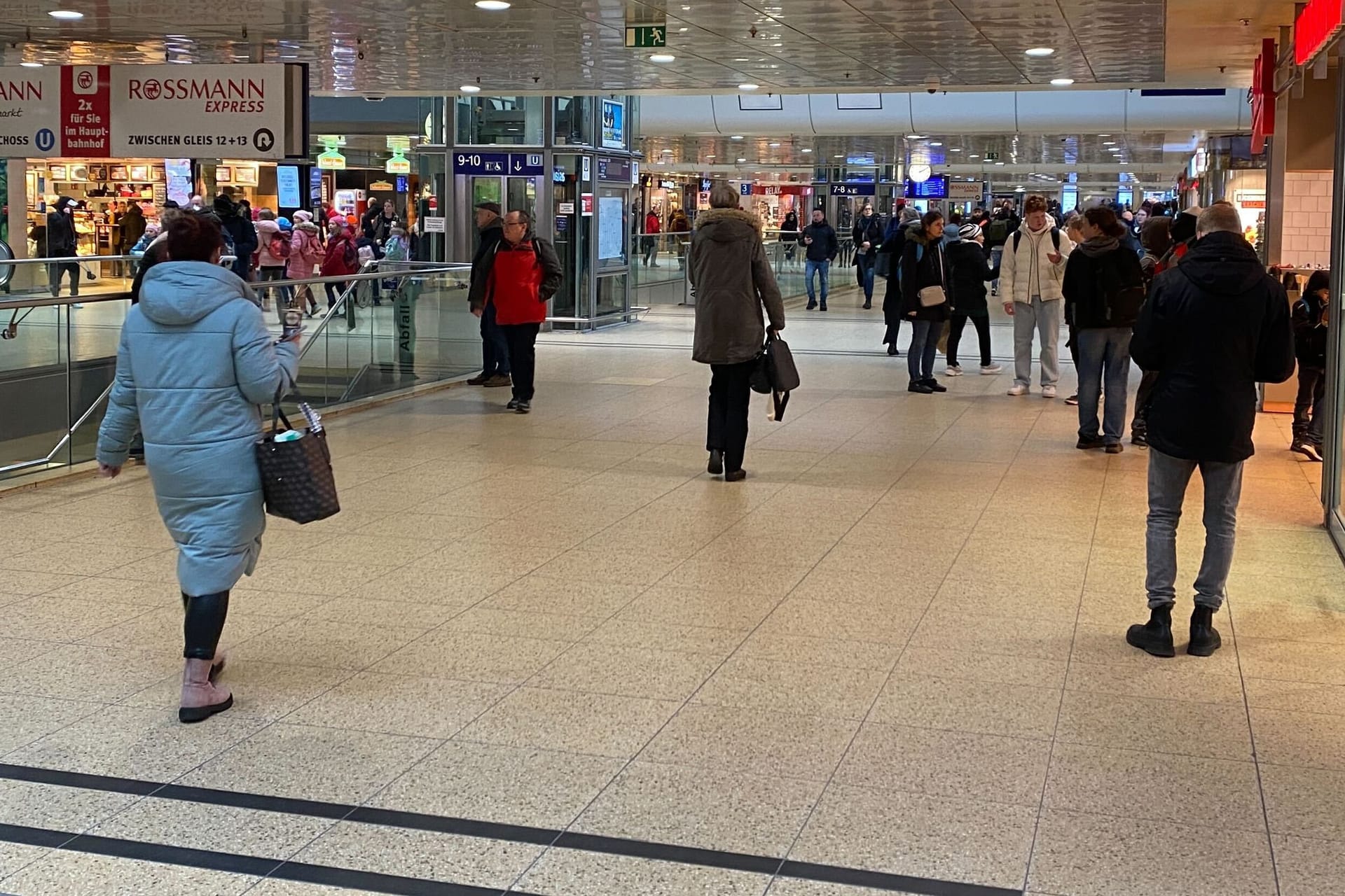 Hauptbahnhof Hannover: An den Streiktagen ist hier weniger los.