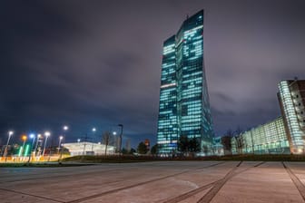 EZB in Frankfurt am Main: Der Leitzins bleibt unverändert.