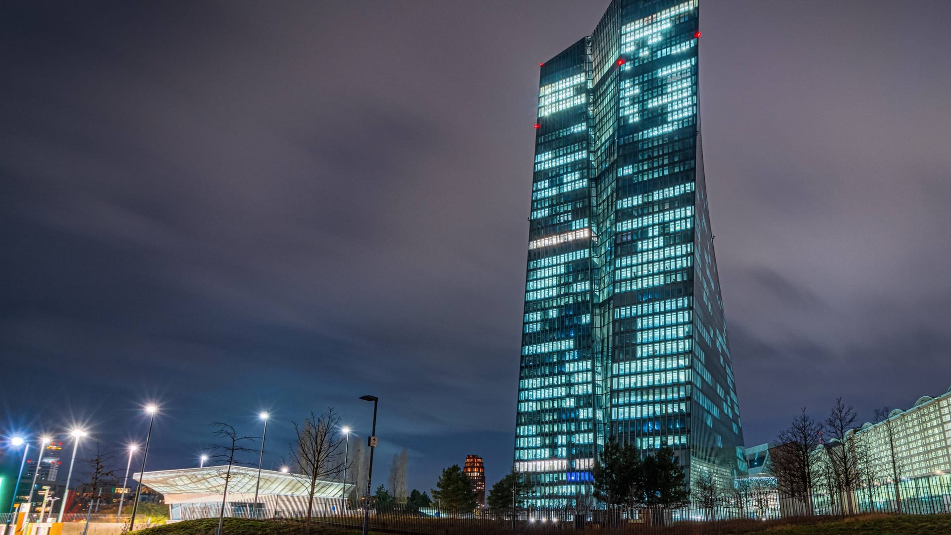 EZB in Frankfurt am Main: Der Leitzins bleibt unverändert.