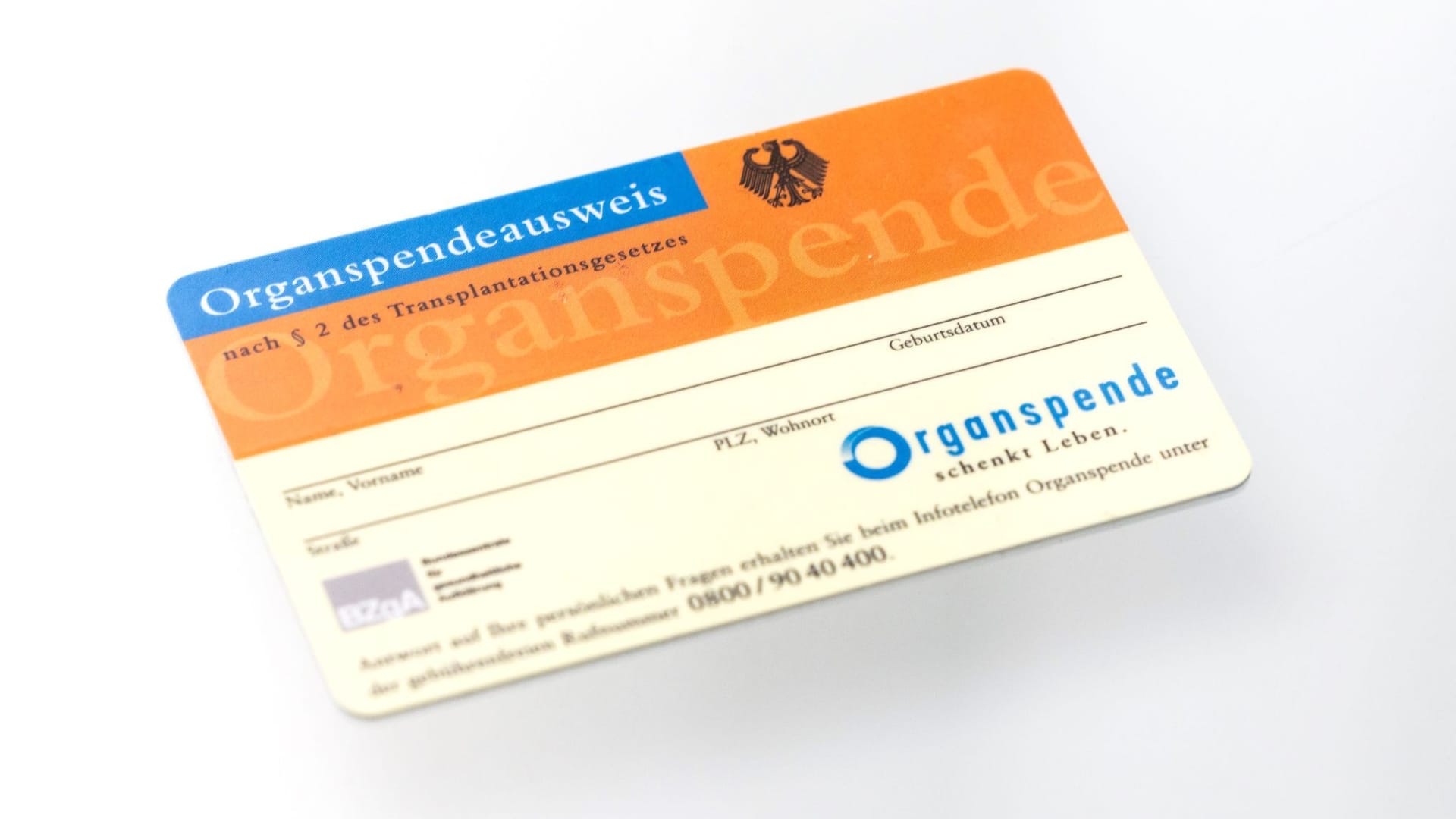 Organspendeausweis