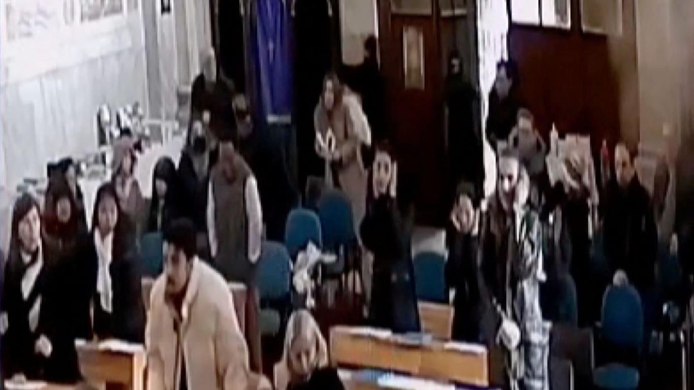 Attack by gunmen at the Italian Santa Maria Catholic Church in Istanbul