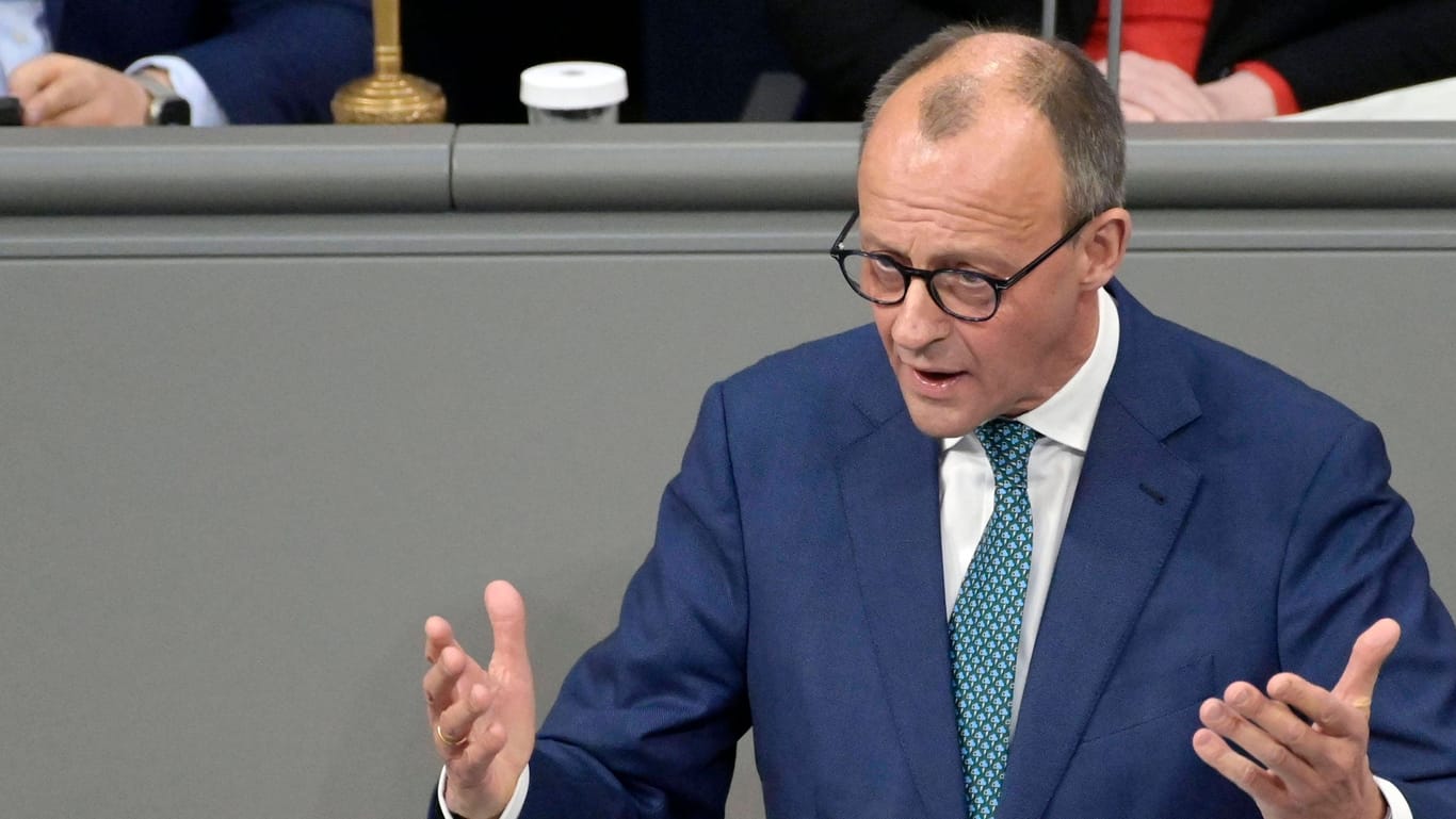 CDU-Vorsitzender Friedrich Merz: "Landwirte, Spediteure oder wer auch immer dürfen sich nicht instrumentalisieren lassen."