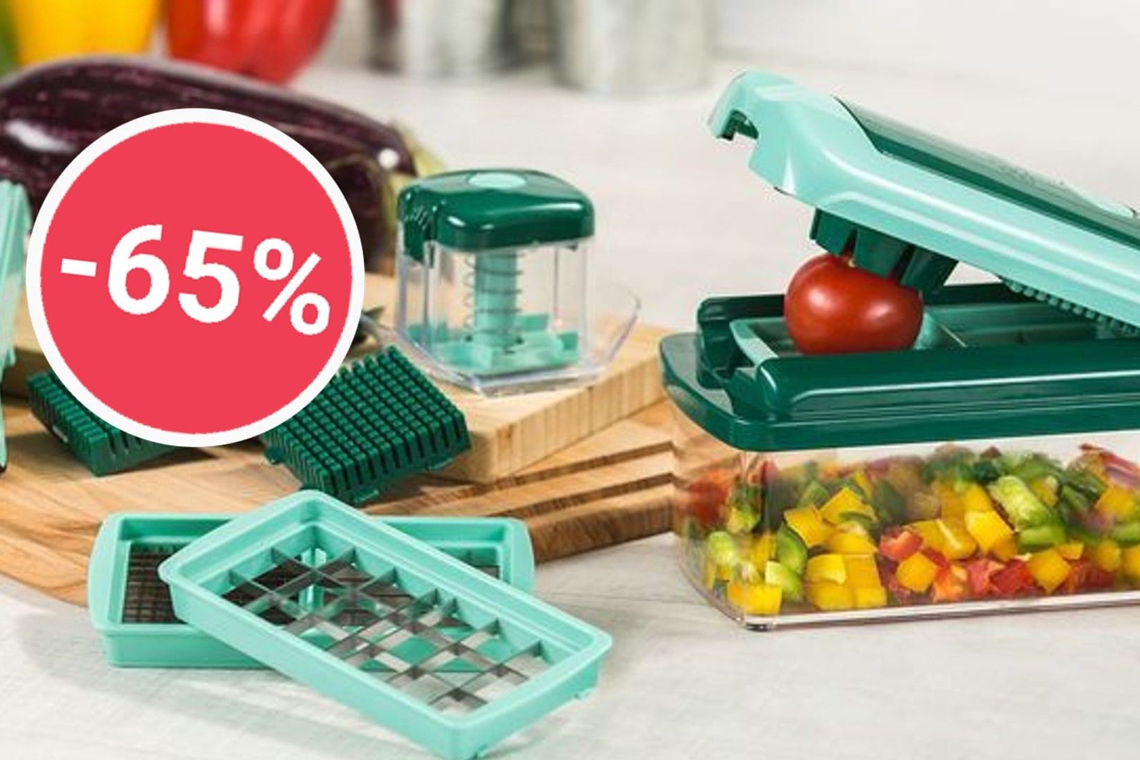 Genius Nicer Dicer zum Tiefpreis: Der beliebte Gemüseschneider ist bei Lidl radikal reduziert im Angebot.