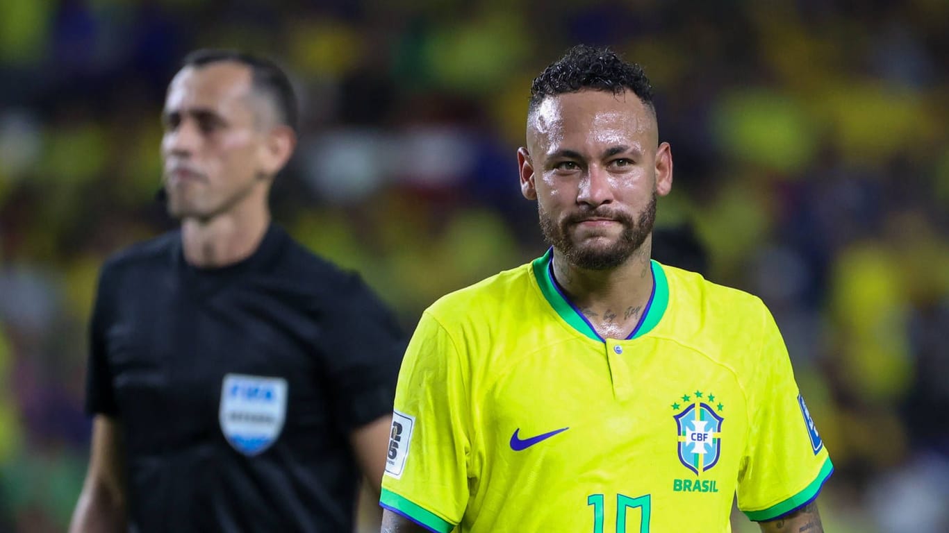 Neymar: Er feierte, obwohl der brasilianische Verband am Abgrund steht.