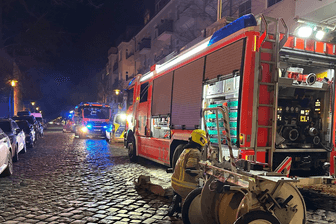 Feuerwehreinsatz in der Archenoldstraße: Wie es zu dem Brand kommen konnte, war nicht bekannt.