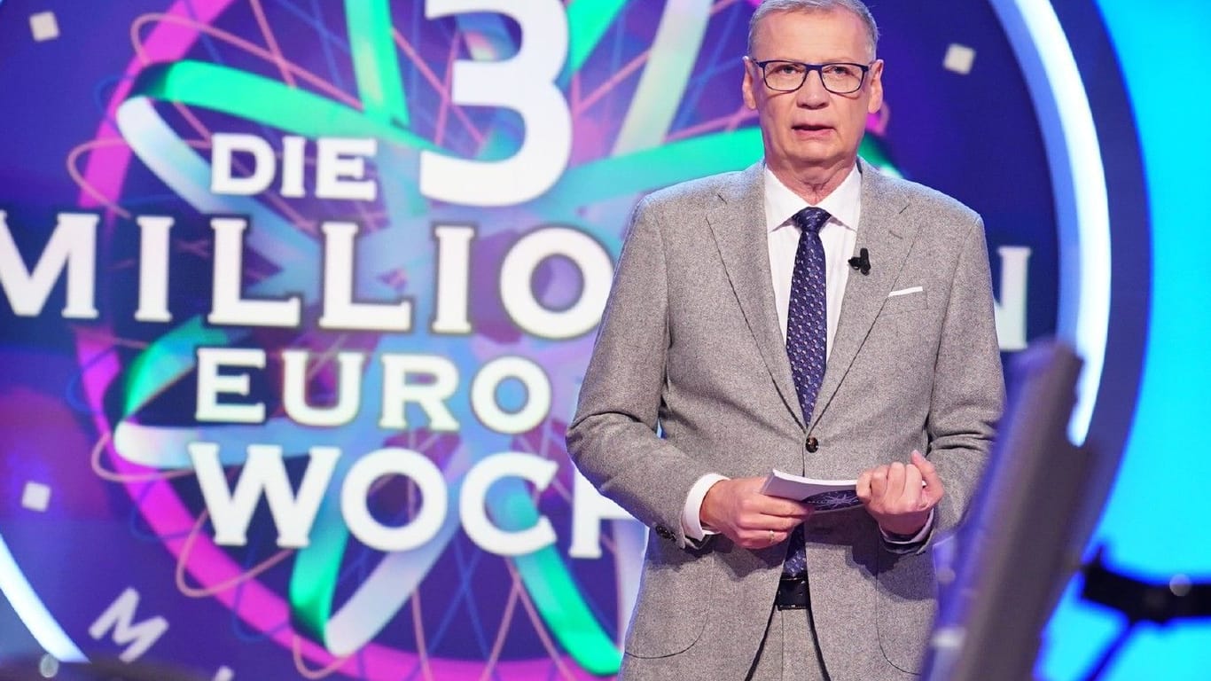 Günther Jauch: Er lädt derzeit zur "3 Millionen Euro Woche" von "Wer wird Millionär?" ein.