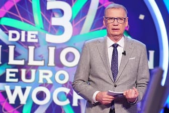 Günther Jauch: Er lädt derzeit zur "3 Millionen Euro Woche" von "Wer wird Millionär?" ein.