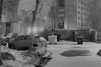 Video zeigt Explosion nach Drohneneinschlag in St. Petersburg