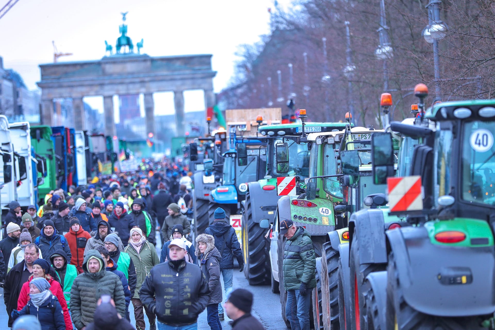 Bauernprotest in Berlin: Nach den Demonstrationen haben die Grünen nun einen Vorschlag.