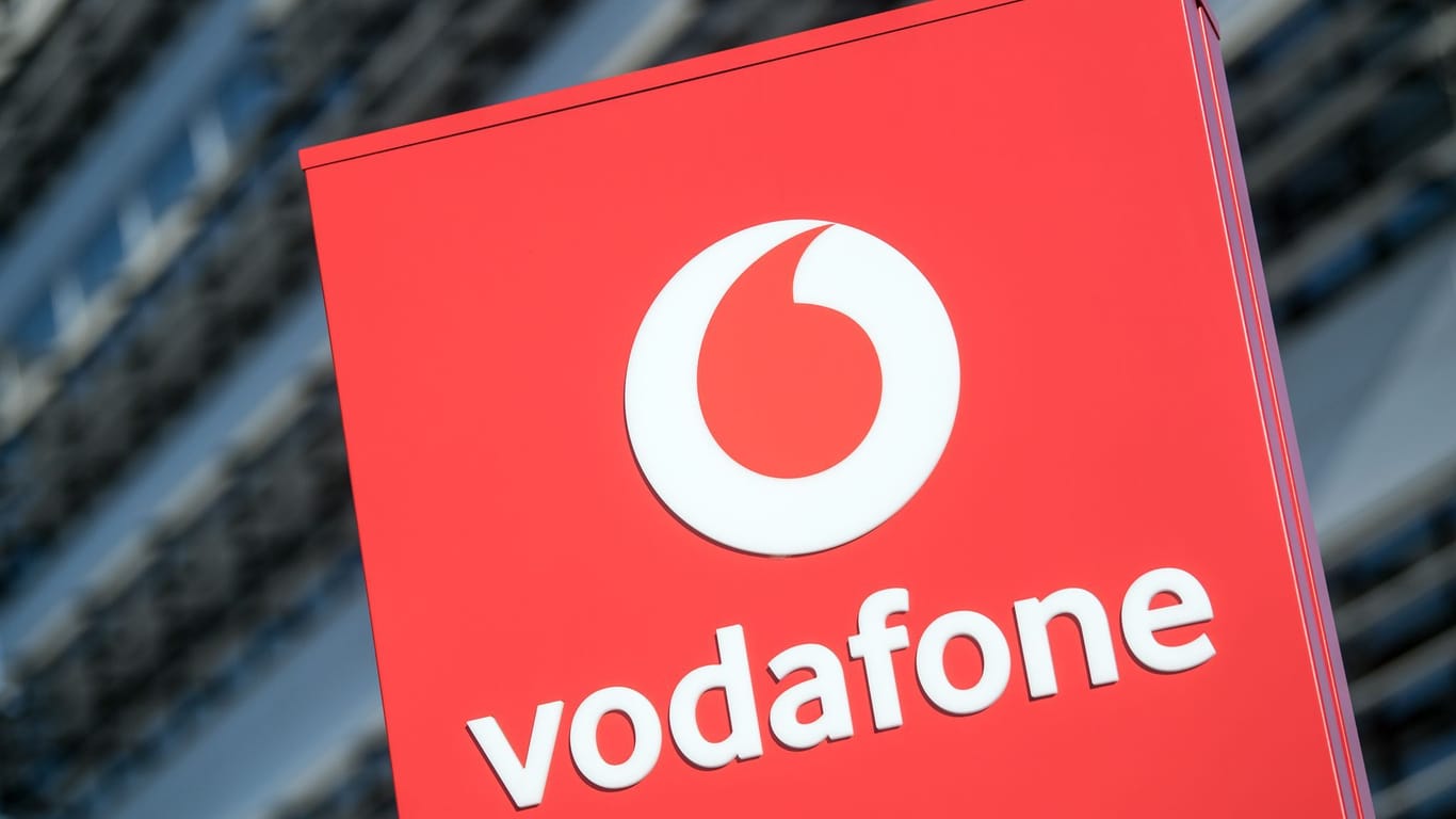 Das Vodafone-Logo: In vielen Teilen Deutschlands wurde das analoge Kabelradio bereits 2018 abgestellt.