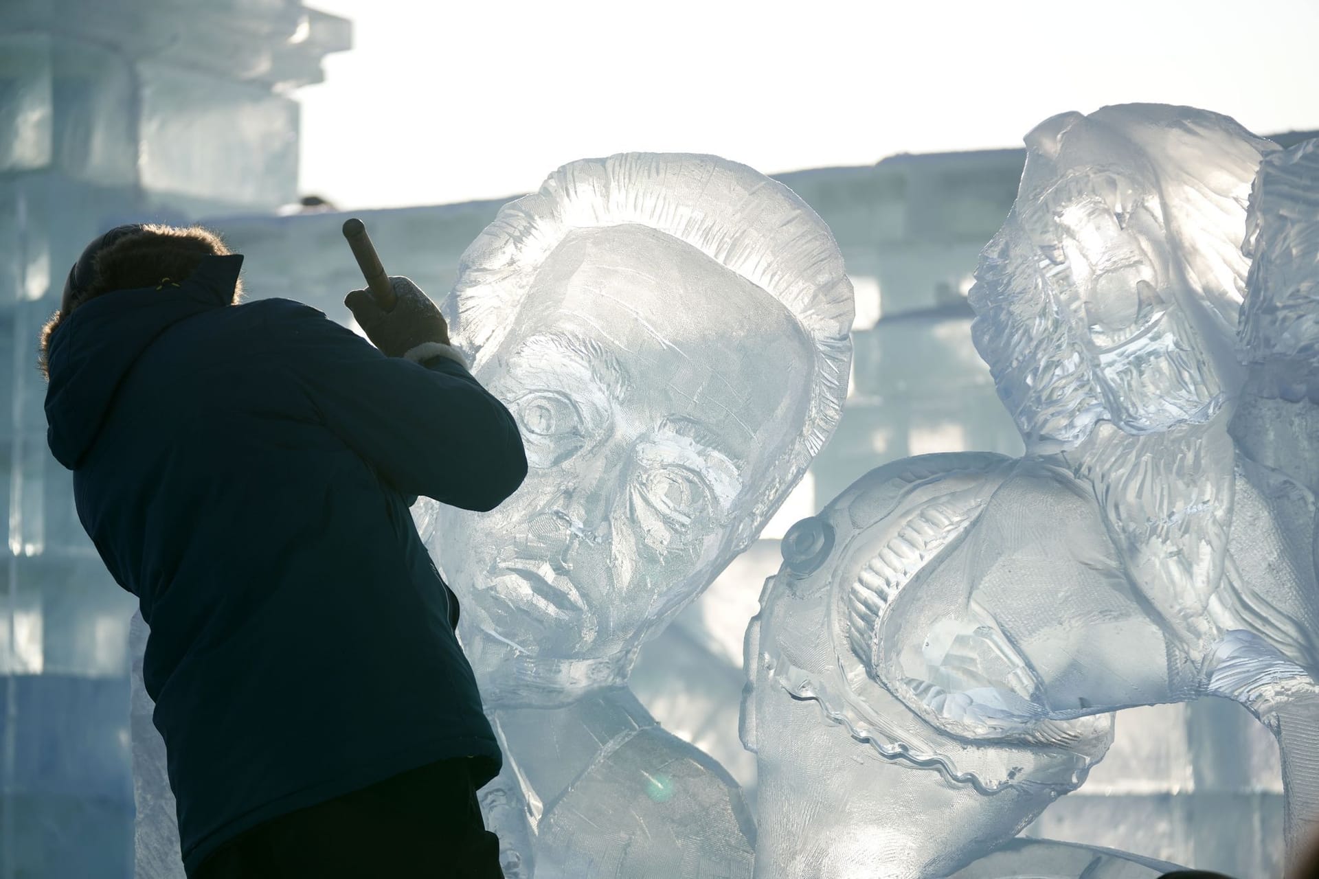 Eisskulpturenwettbewerb in Harbin