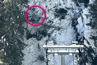 Abgestürzte Gondel: In Österreich kam es in einem Skigebiet zu einem Unglück.