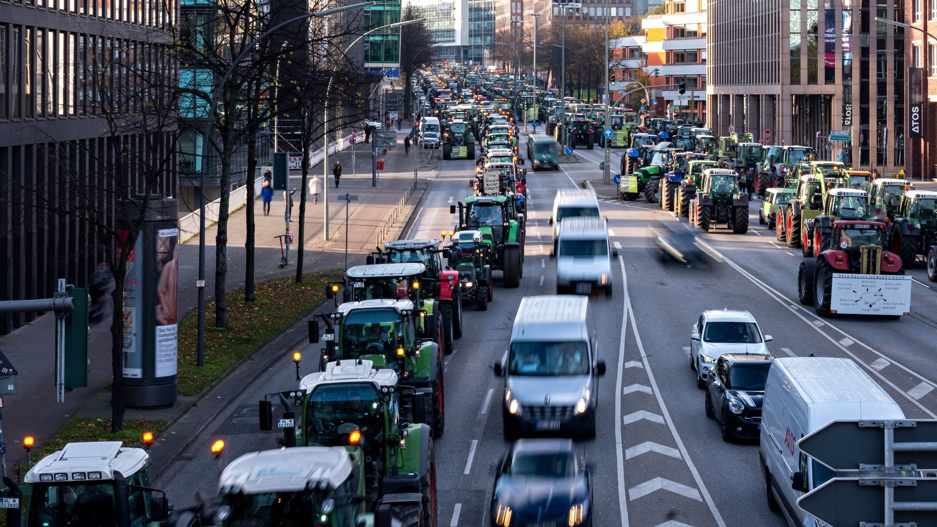 Eine Demonstration von Landwirten im Jahr 2019 (Archivfoto): Am kommenden Montag gehen die Proteste in die nächste Runde.