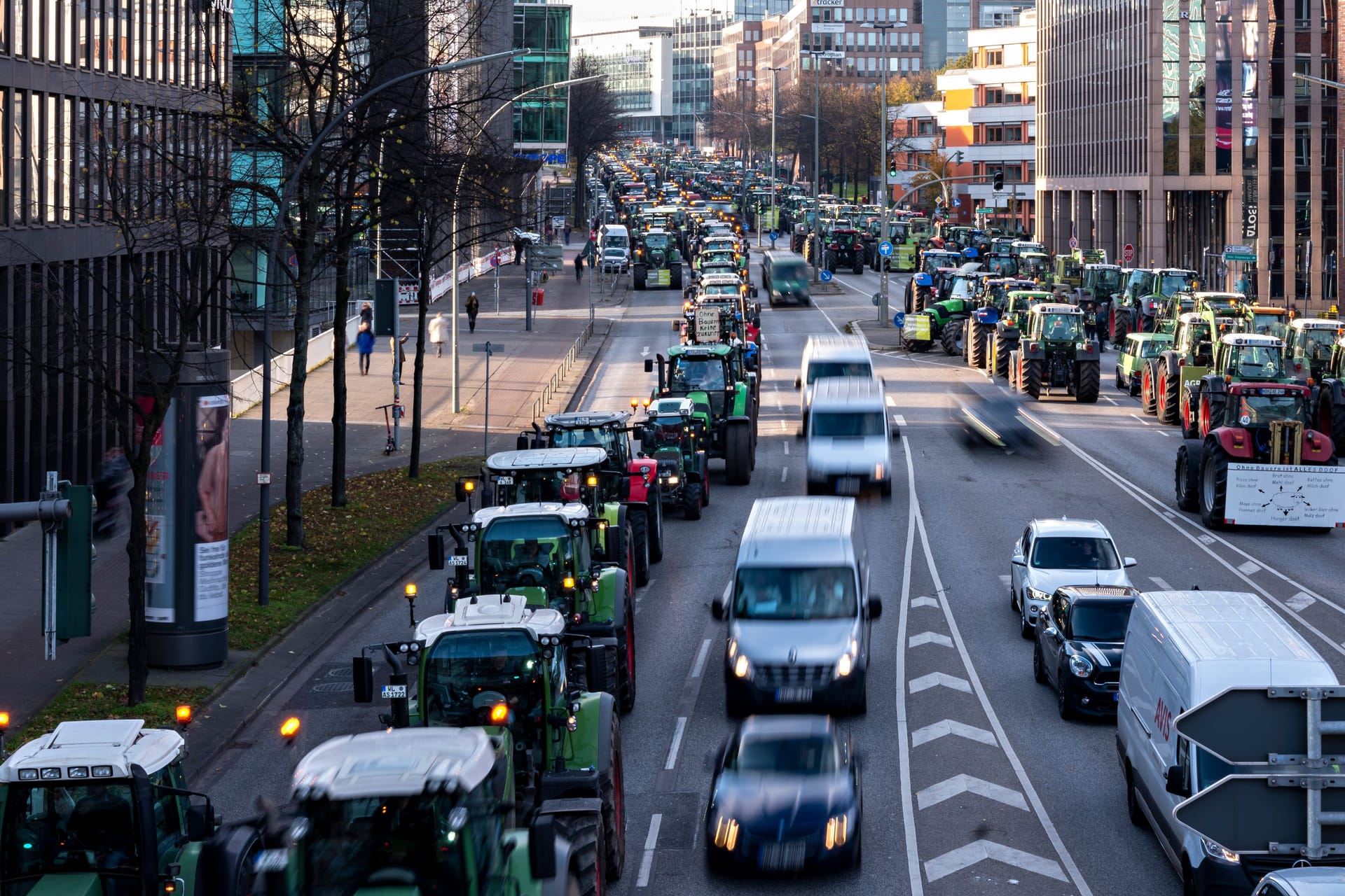 Eine Demonstration von Landwirten im Jahr 2019 (Archivfoto): Am kommenden Montag gehen die Proteste in die nächste Runde.