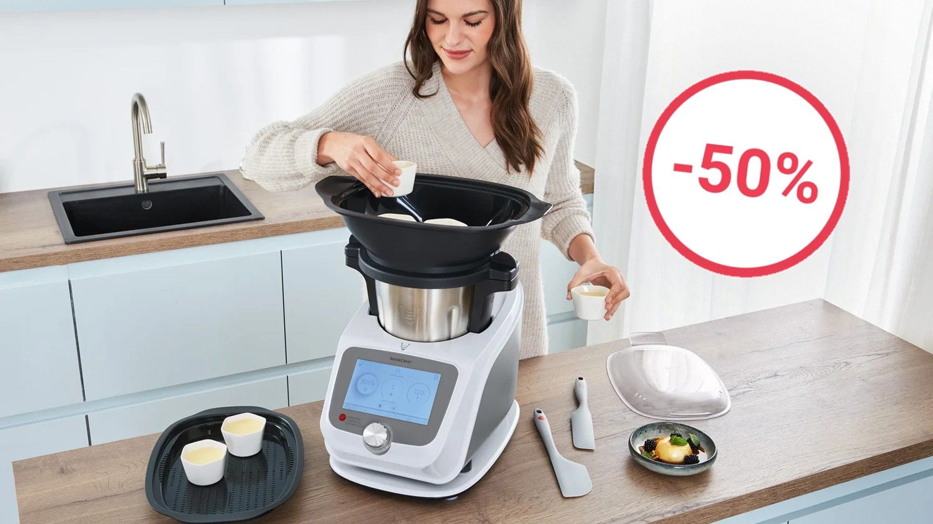 Preisrekord bei Lidl: Sichern Sie sich die beliebte Küchenmaschine Monsieur Cuisine Smart jetzt zum halben Preis!