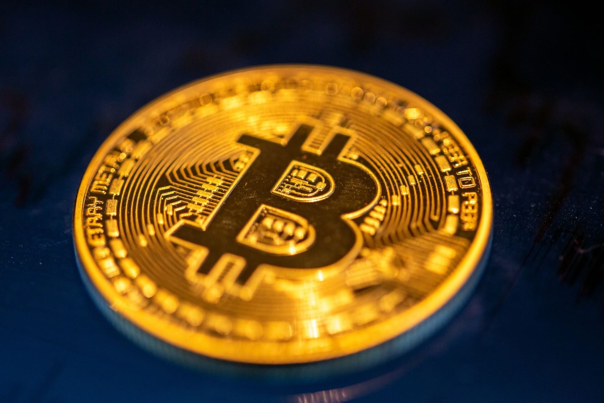 Bitcoin-Münze