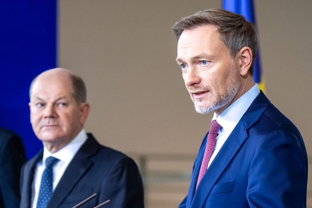 Robert Habeck, Olaf Scholz und Christian Lindner: Die Ampel legt den Bundeshaushalt für 2024 fest.