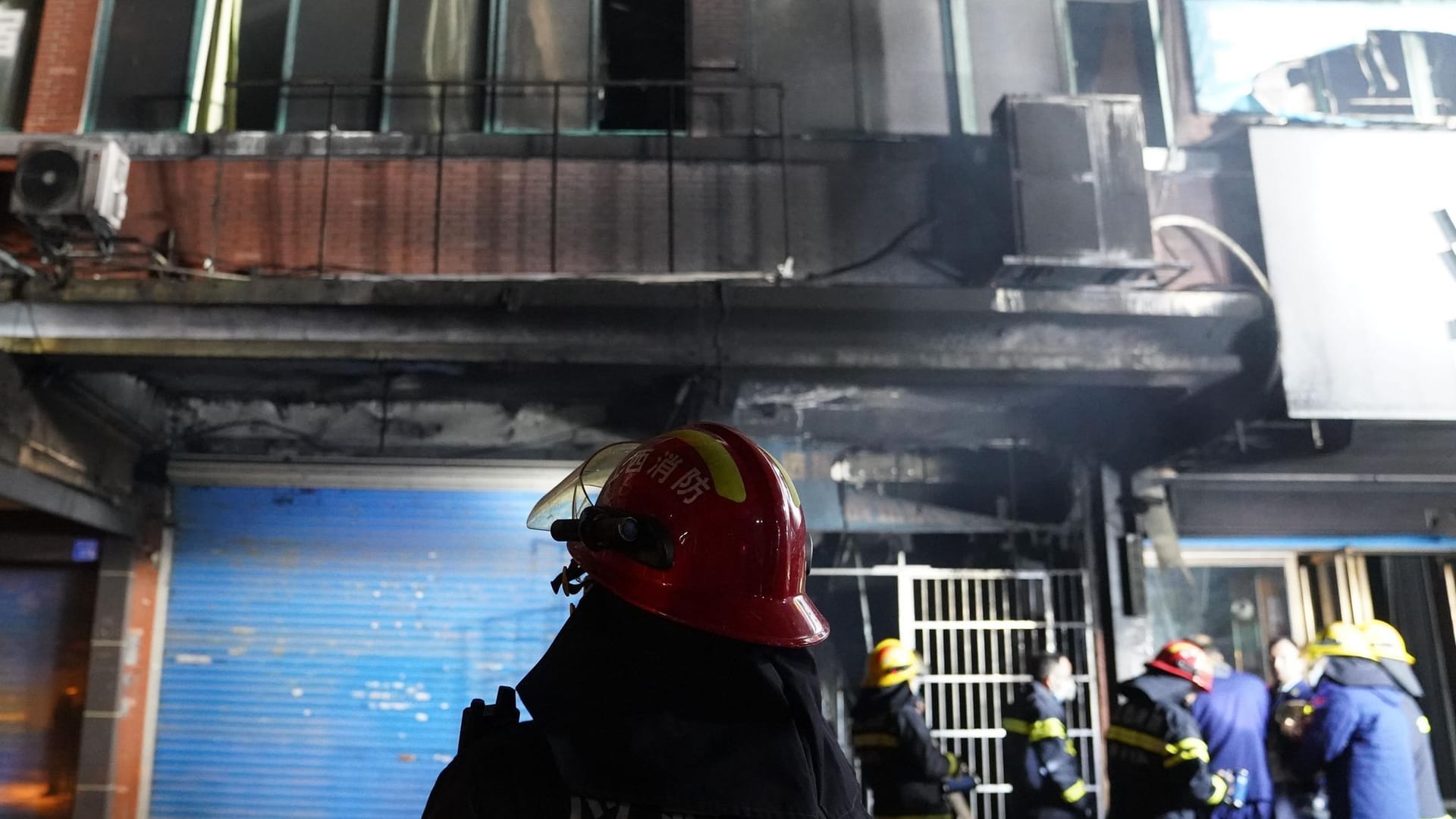 Gebäudebrand in China