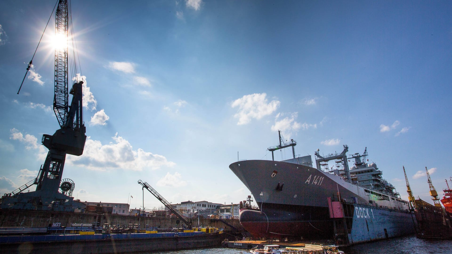 Norderwerft im Hamburger Hafen: Das Gelände ist zentral für Projektplanungen der Euref AG.