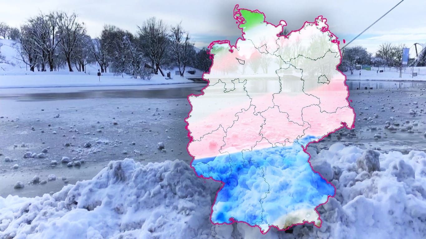 Extremwetter in Deutschland: Wetterfilme zeigen, wo Schnee und Regen für Chaos sorgen.