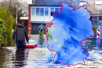 In diesen Teilen Deutschlands verschärft sich das Hochwasser.