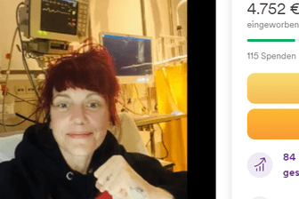 Jennifer Franke im Krankenhaus: Auf Gofundme sucht die Physiotherapeutin Unterstützung.